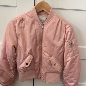 Kids showerproof bomber jacket
